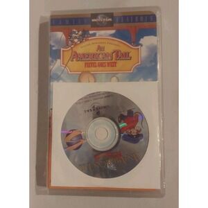 An‎ American Tail Fievel Goes West 2001 Sealed VHS w/CD-ROM Movie Book NWT
